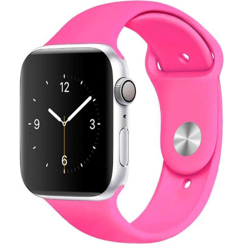 4wrist Silikonový řemínek pro Apple Watch - Barbie růžová 38/40/41 mm - S/M