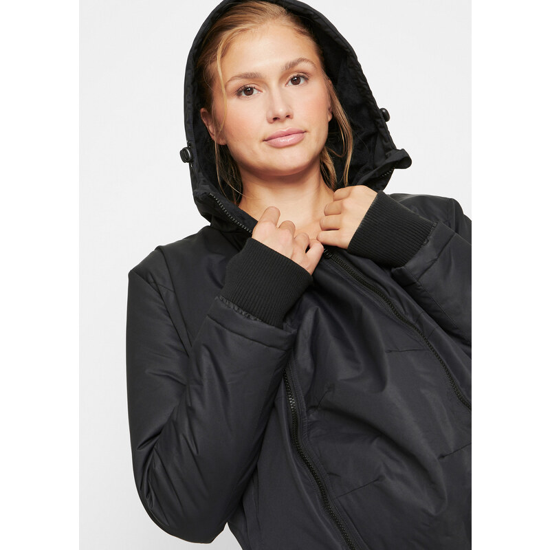 bonprix Těhotenská nosicí/zimní bunda Černá