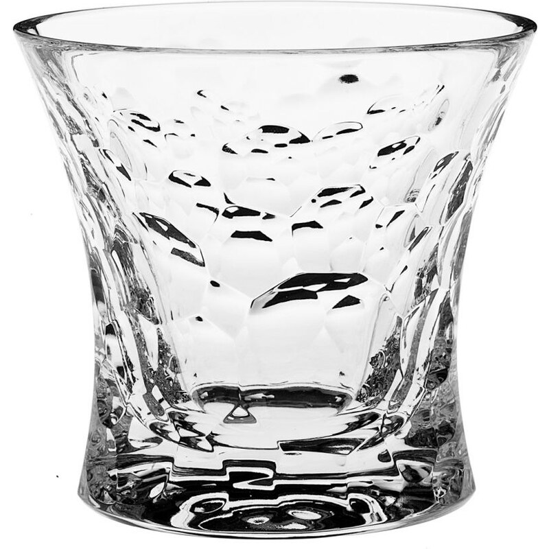 SkloBižuterie Křišťálové sklenice na whisky Molecules 200 ml, 6 ks