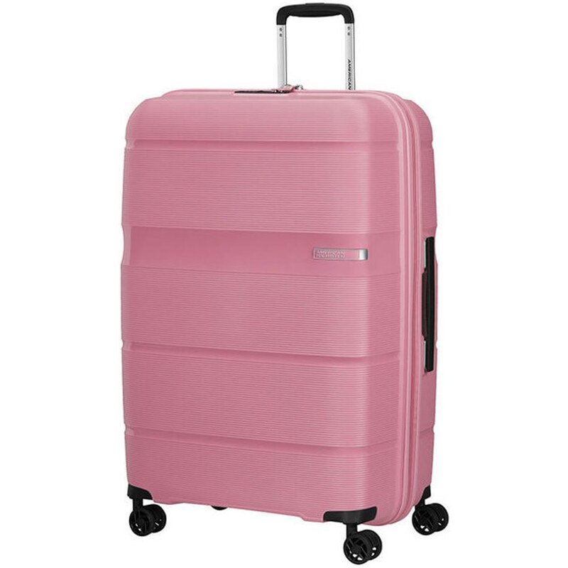 American Tourister Skořepinový cestovní kufr Linex 102 l růžová - GLAMI.cz