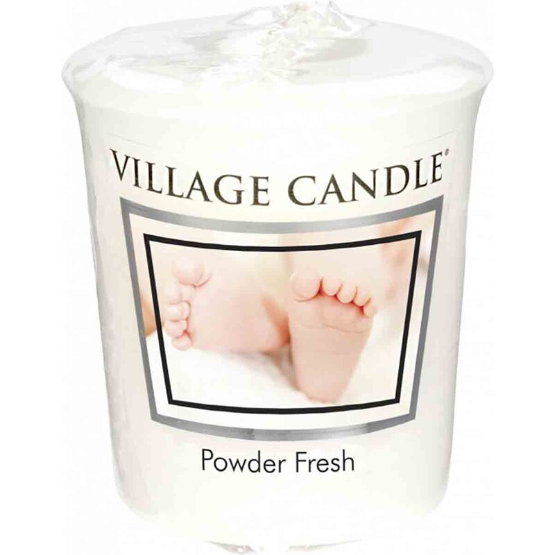 Votivní svíčka Village Candle Powder Fresh 57 g
