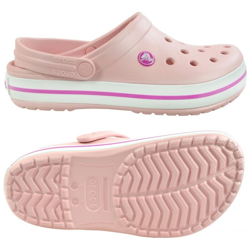 Crocs Crocband dámské růžové 11016 6MB