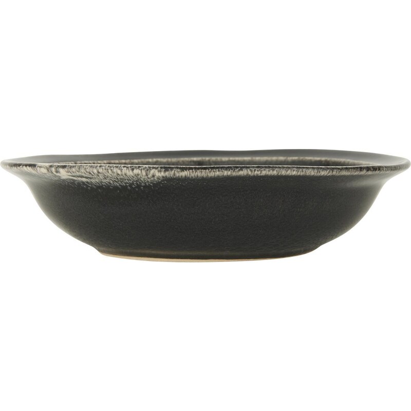 IB LAURSEN Polévkový talíř Black Dunes 20 cm