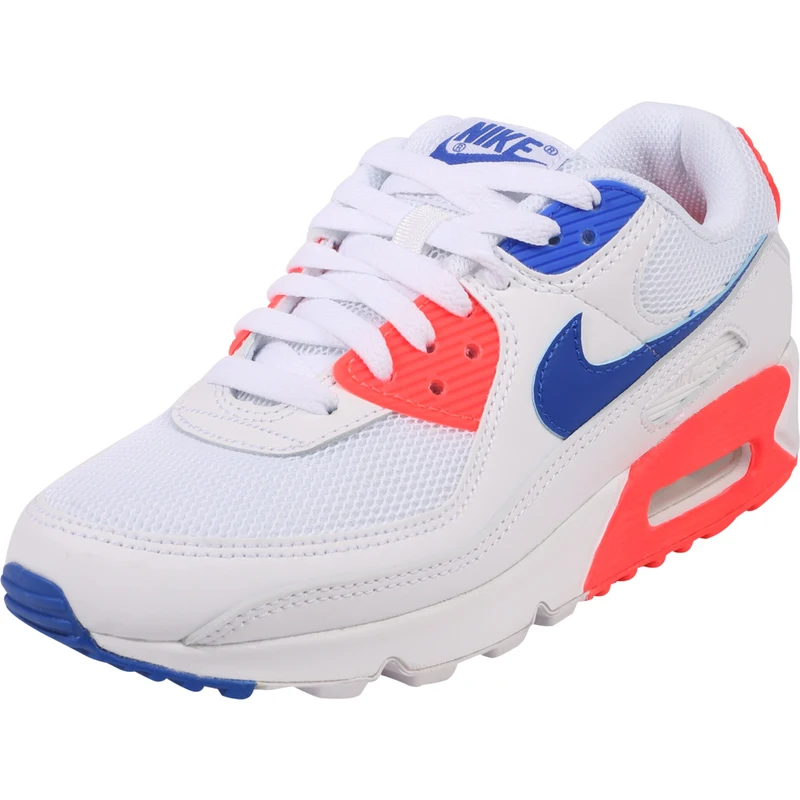 Nike Sportswear Tenisky 'Air Max 90' modrá / oranžově červená / bílá -  GLAMI.cz
