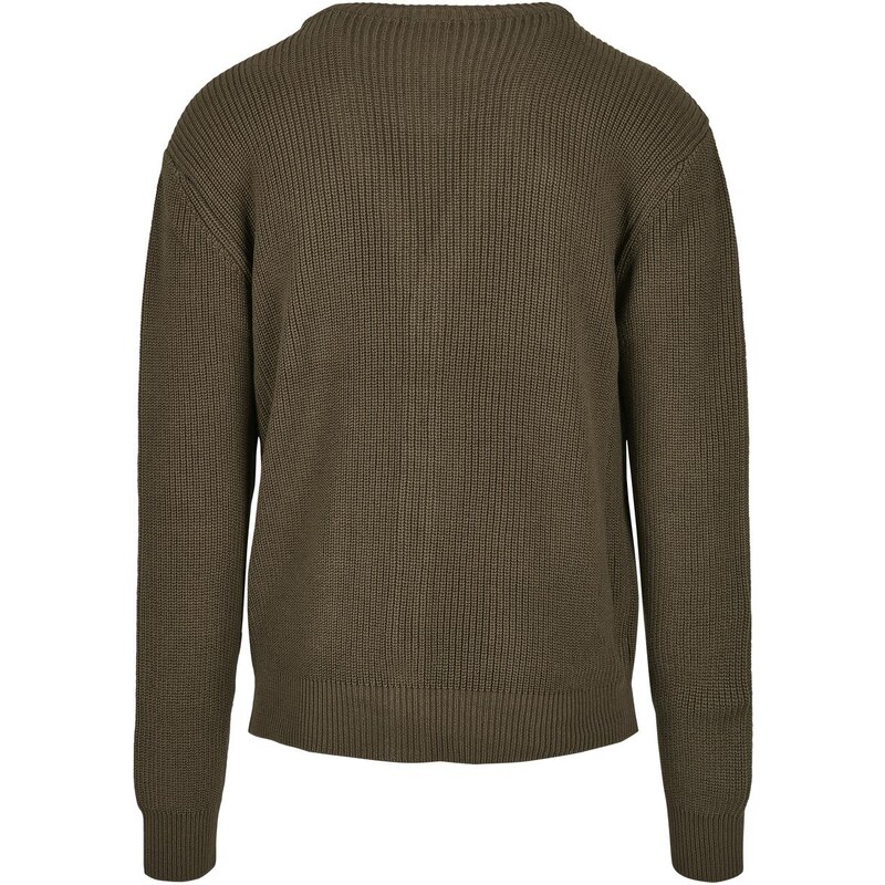 UC Men Boxy Cardigan olivový