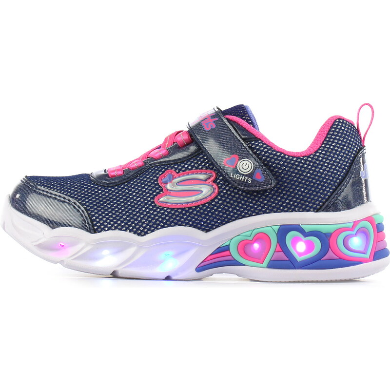 Dětské tenisky Skechers Heart Lights 302304N/NVMT Svítící