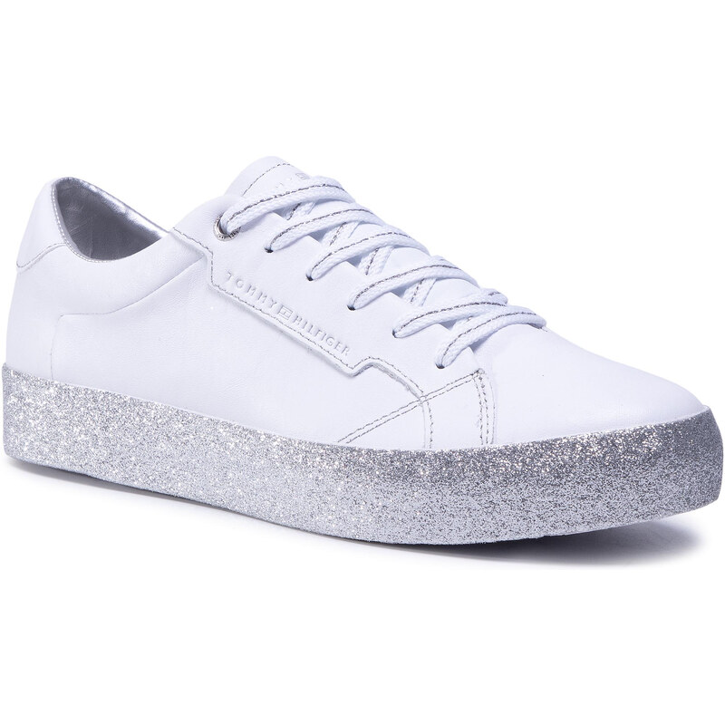 TOMMY HILFIGER Glitter Foxing Dress Sneaker FW0FW04849 - GLAMI.cz