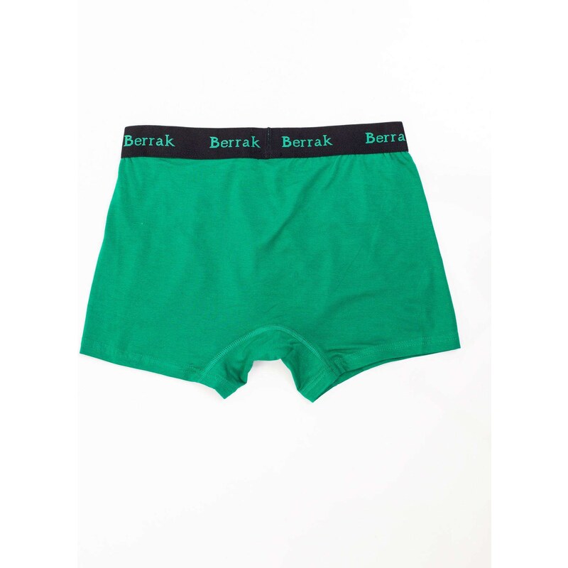 BASIC PÁNSKÉ ZELENÉ BOXERKY -GREEN Zelená