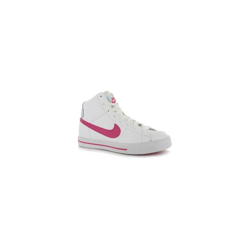 Nike Classic High Dámská kotníková obuv White/Blue/Pink 7.5