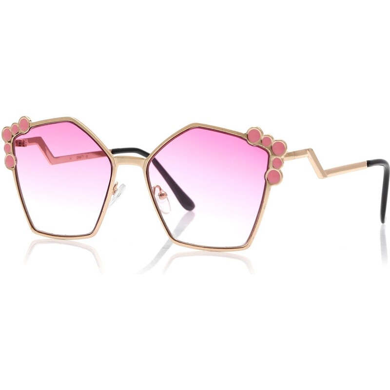 By Harmony Bh Ex671 Gold Pink Women's Sunglasse