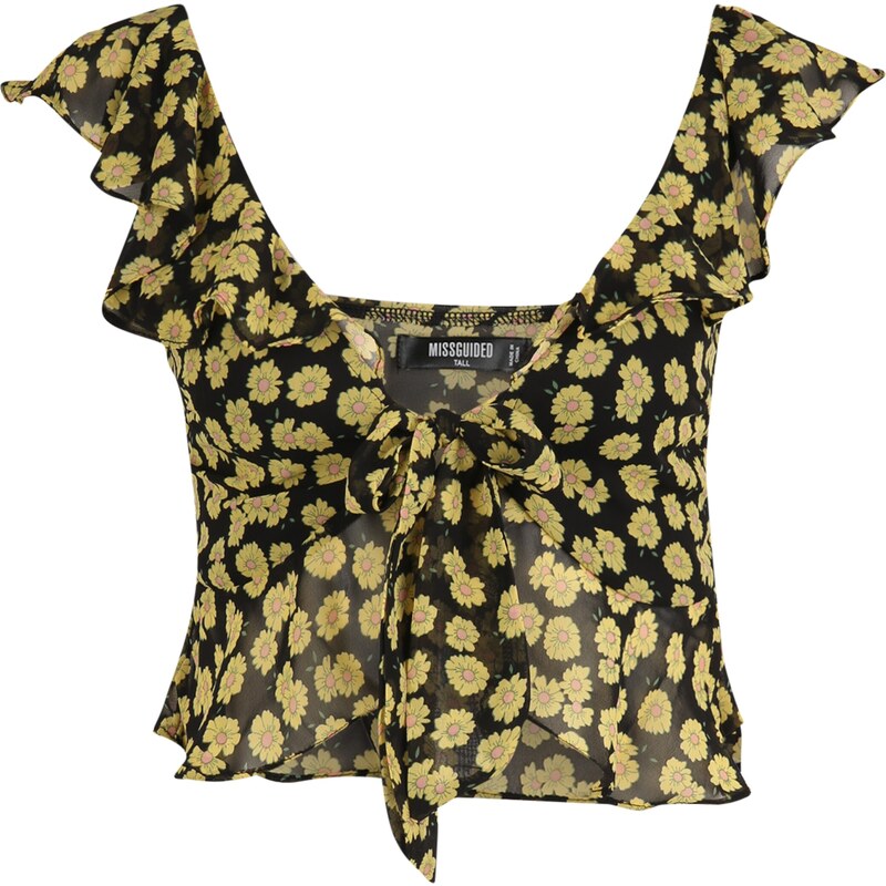 Missguided Tall Top černá