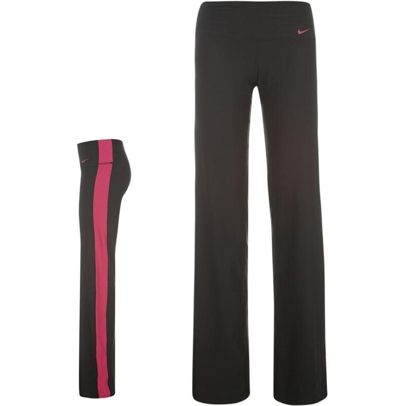 Nike Regular Pants Ladies Black/Pink 8 (XS)