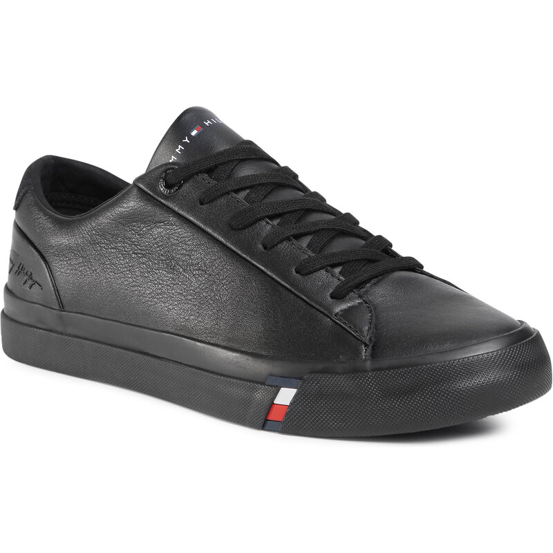 Tommy hilfiger corporate leather cheap sneaker sneaker