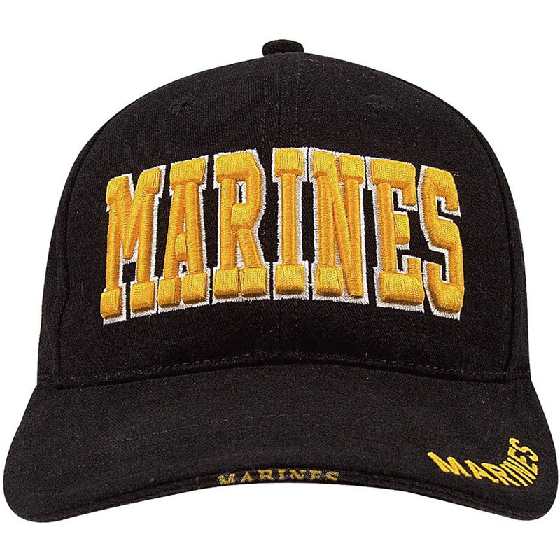 ROTHCO Kšiltovka MARINES Deluxe černá