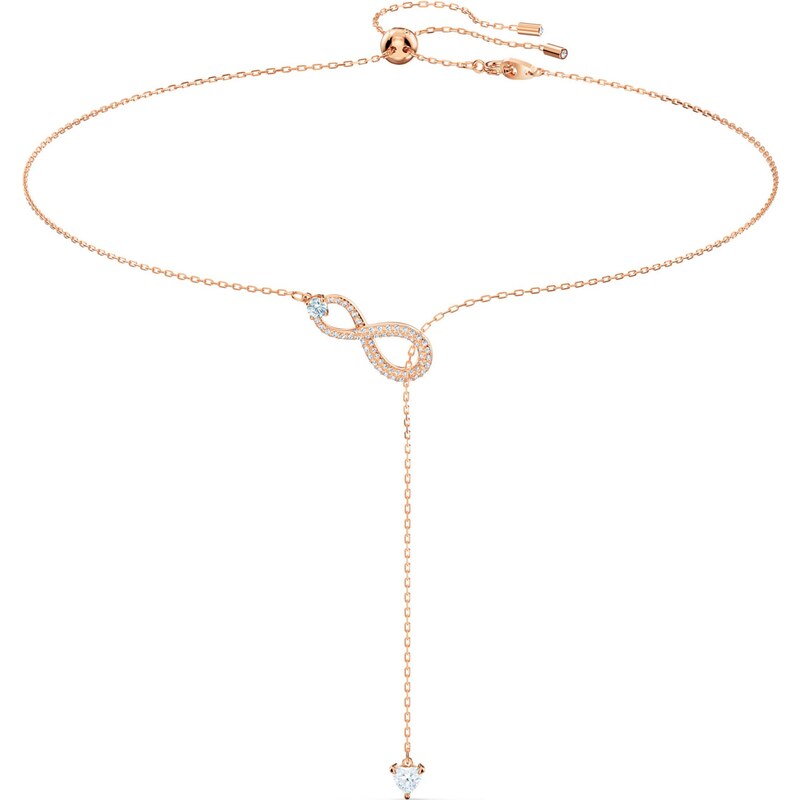 Swarovski Řetízek Hyperbola zlatá / průhledná