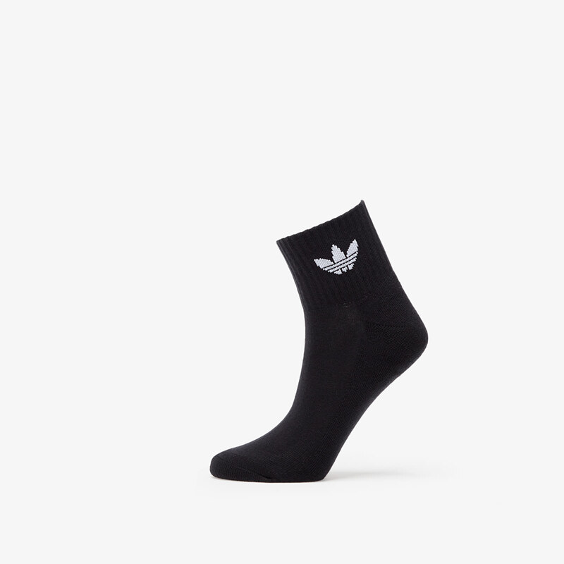 adidas Originals Pánské ponožky adidas Mid Ankle 3-Pack Sock Black