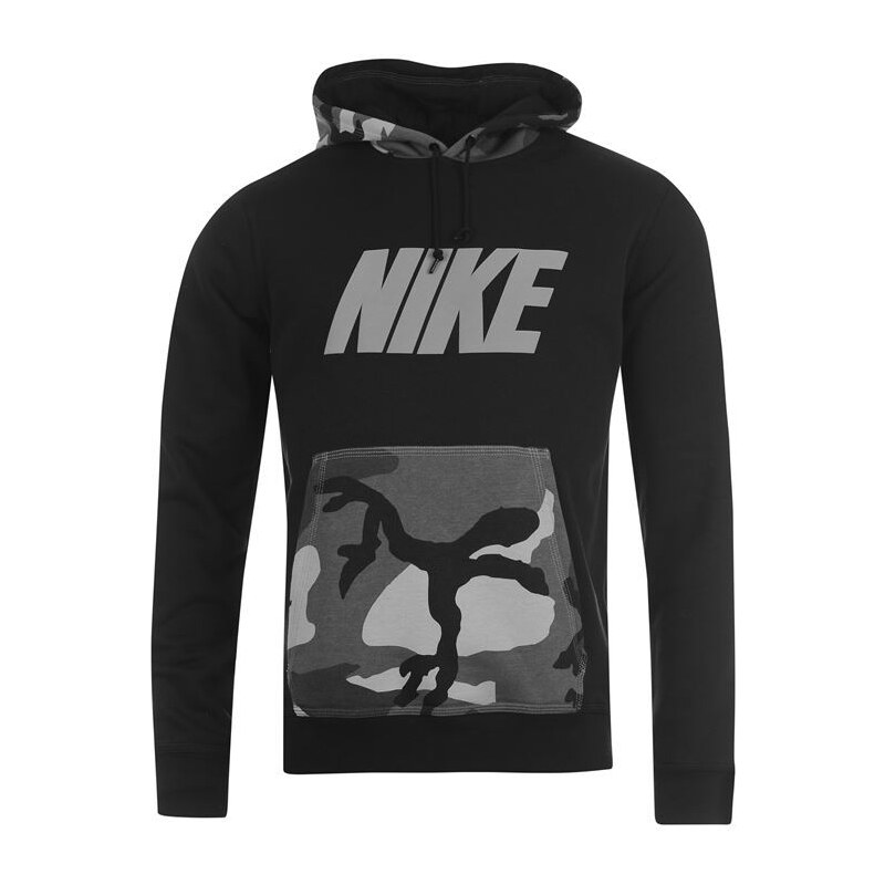 mikina Nike Camo Hoody pánská Black/Grey M