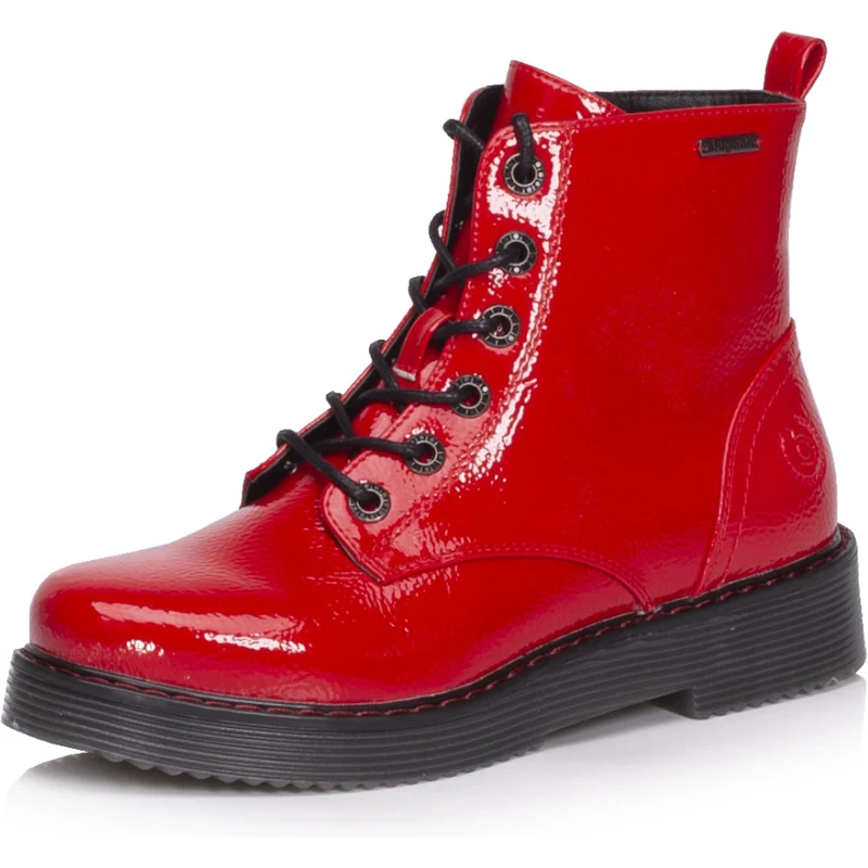 Dámské červené kotníkové boty BUGATTI 54932-3000 červená W0  431-54932-5700-3000 RED H/W0 - GLAMI.cz