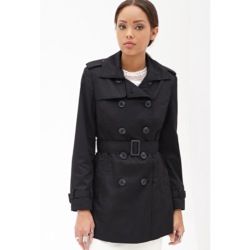 FOREVER21 Belted Trench Coat