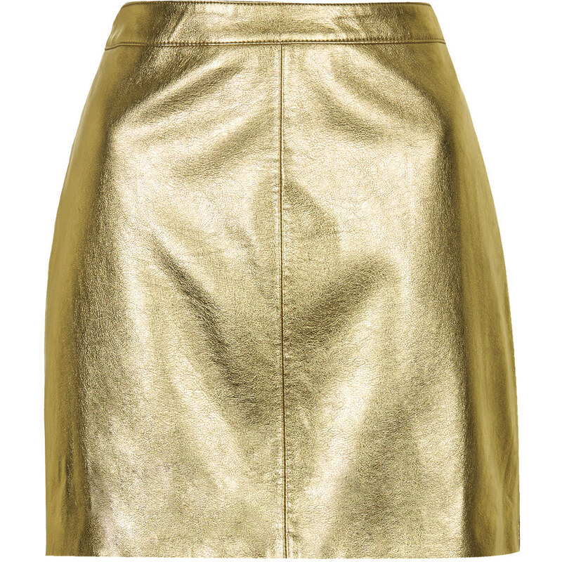 Topshop Shiny PU Mini Skirt