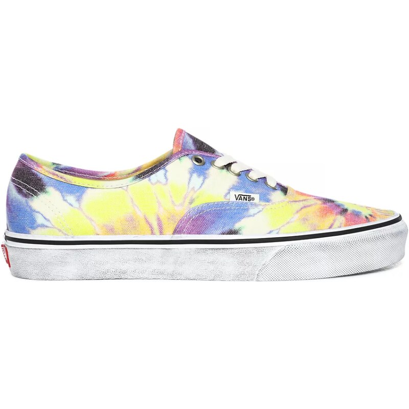 Boty Vans Authentic washed tie dye/true white