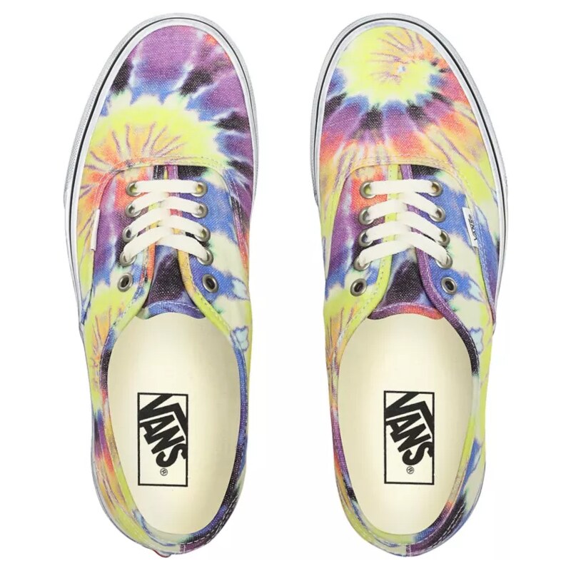 Boty Vans Authentic washed tie dye/true white