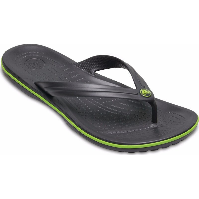 Crocs Crocband Flip Graphite/Volt Green