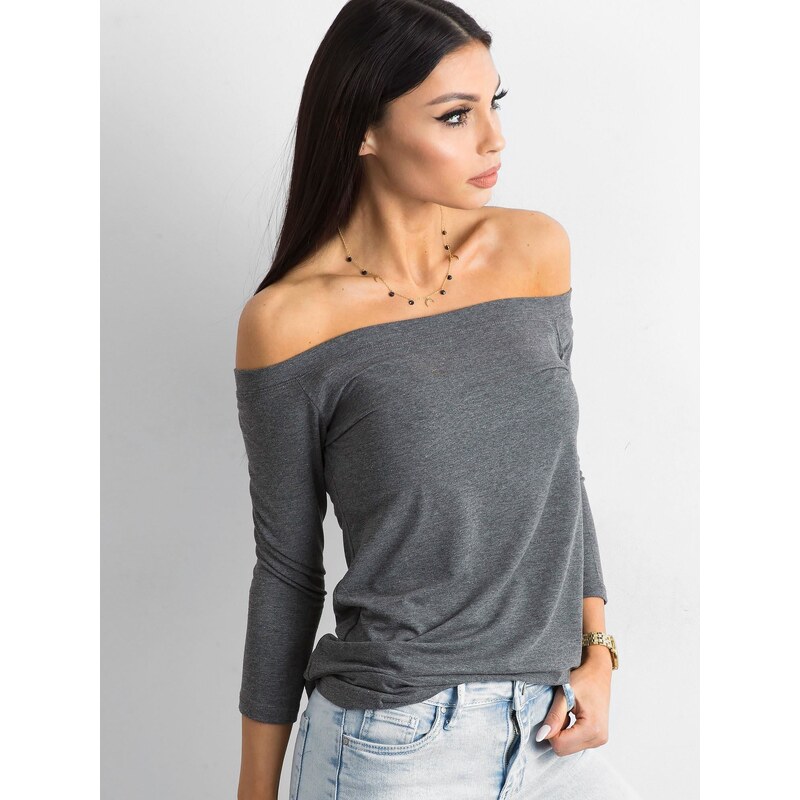 BASIC Feel Good Blouse-RV-BZ-4692.99-dark gray 107001249