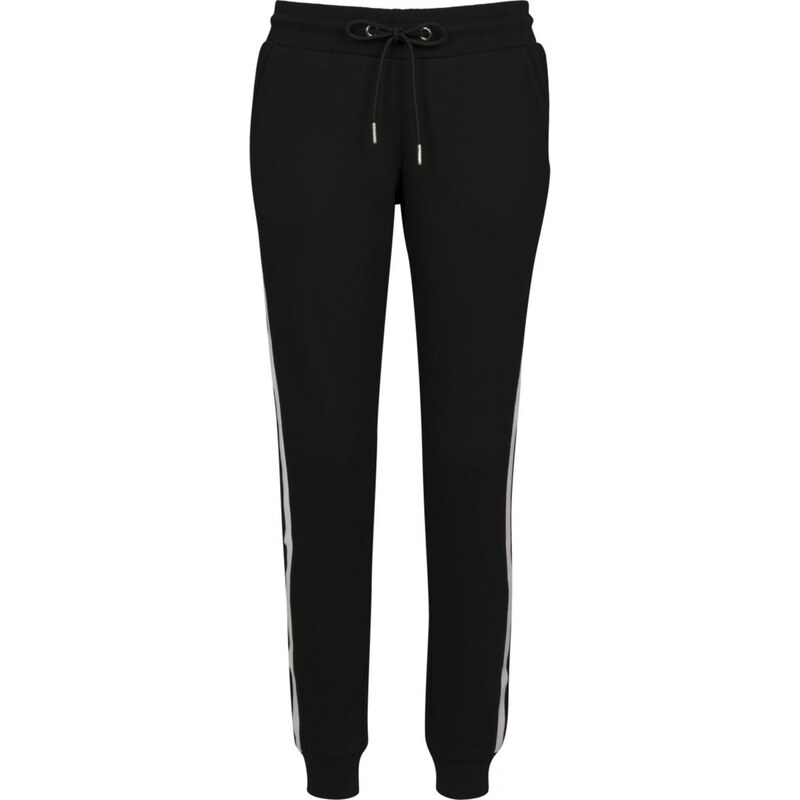 Urban Classics Kalhoty černá / bílá 98248815