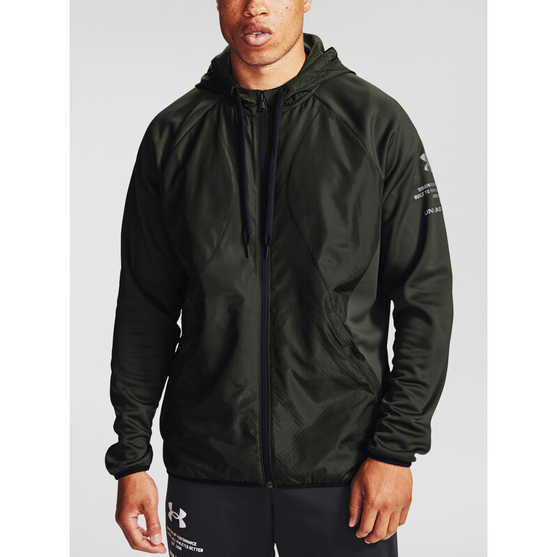 MMikina Under Armour UA AF Storm FZ HD-GRN