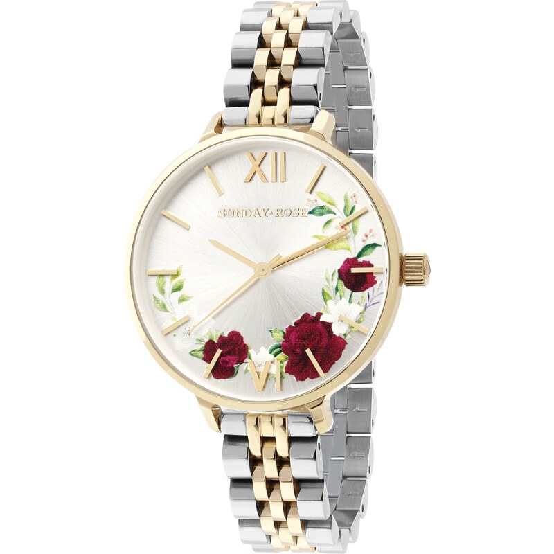 JVD Dámské luxusní designové hodinky SUNDAY ROSE SUN-S20 SKLAD 52799188