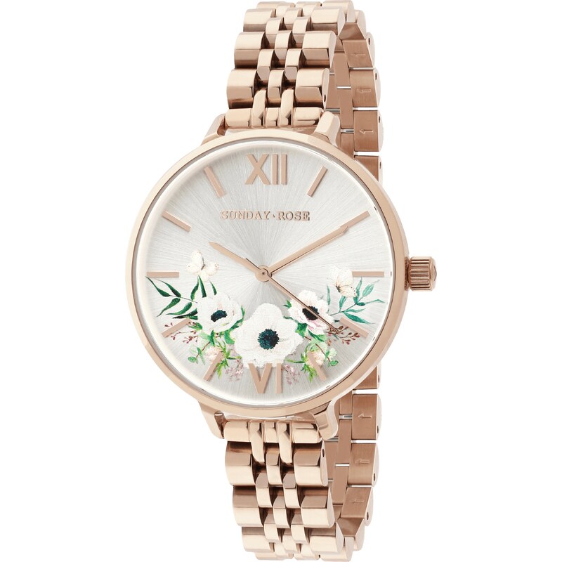 JVD Dámské luxusní designové hodinky SUNDAY ROSE SUN-S22 52799190