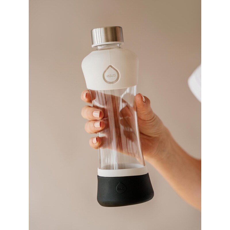 EQUA Active White 550 ml skleněná ekologická lahev na pití