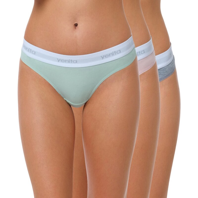Yenita Kalhotky dámské - SPORT TANGA - 3 ks 52805940