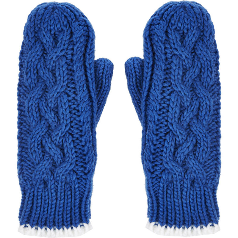 Topshop SNO Cable Knit Mittens
