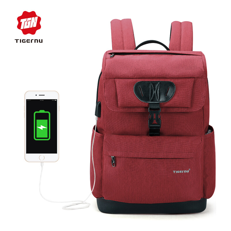 Městský batoh 15.6 - Tigernu, T-B3513 Red