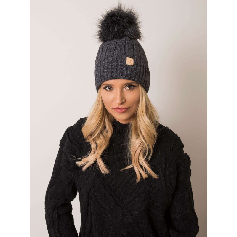 RUE PARIS Cap-JK-CZ-8.71-dark gray
