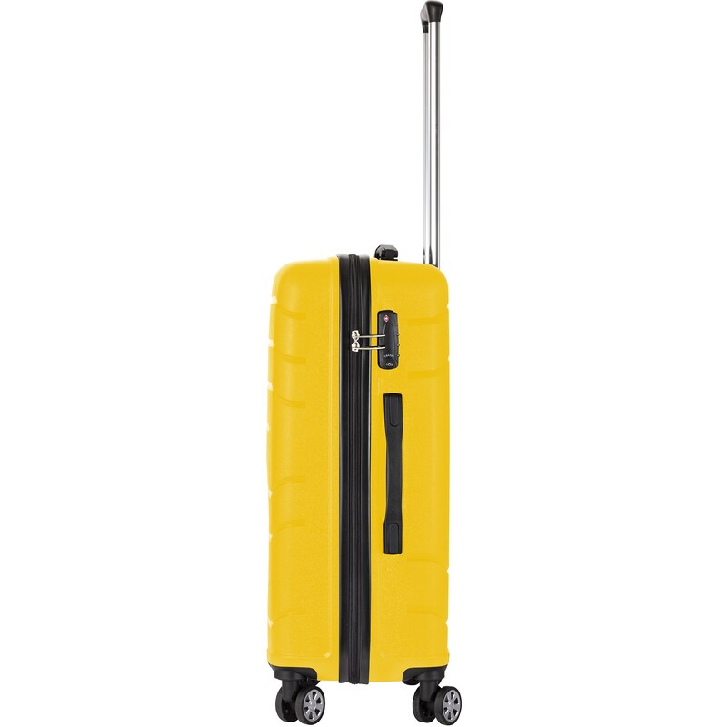 TRAVEL Z Střední kufr Big Bars Yellow