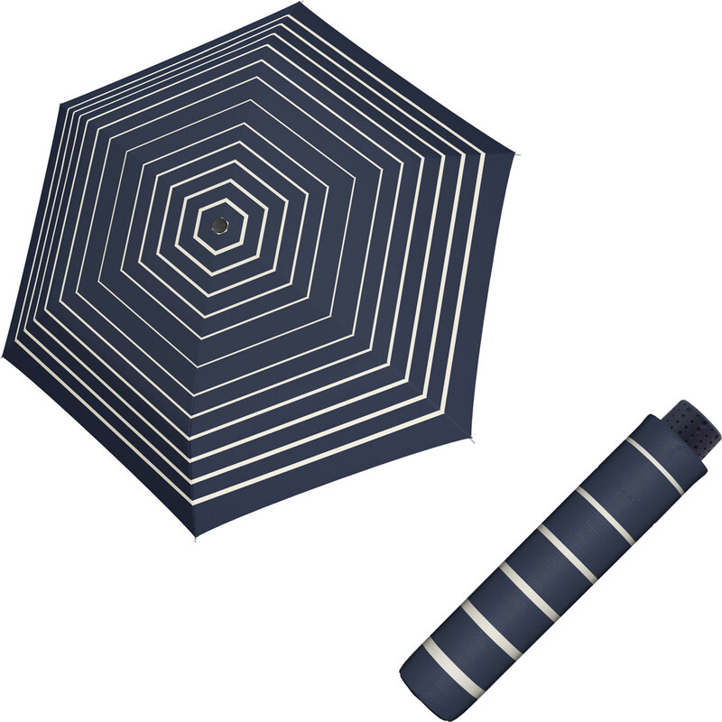 Doppler Havanna Fiber TIMELESS - dámský ultralehký mini deštník bordura