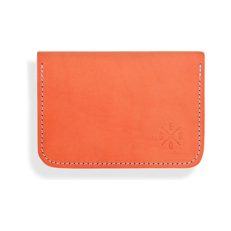 Eggo Perry kožená peněženka Oranžová