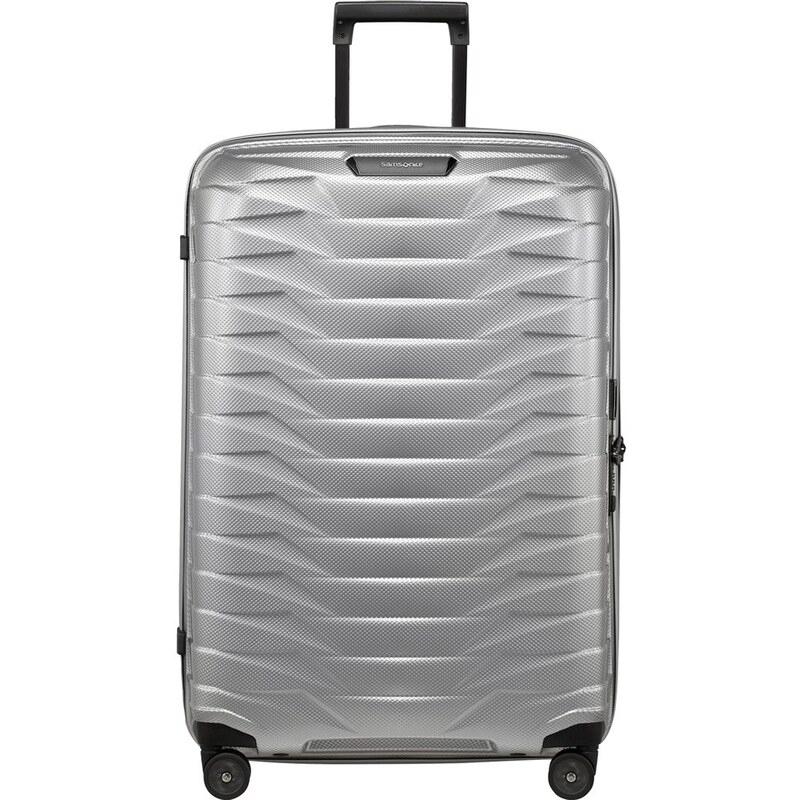 Samsonite Skořepinový cestovní kufr Proxis L 98 l stříbrná