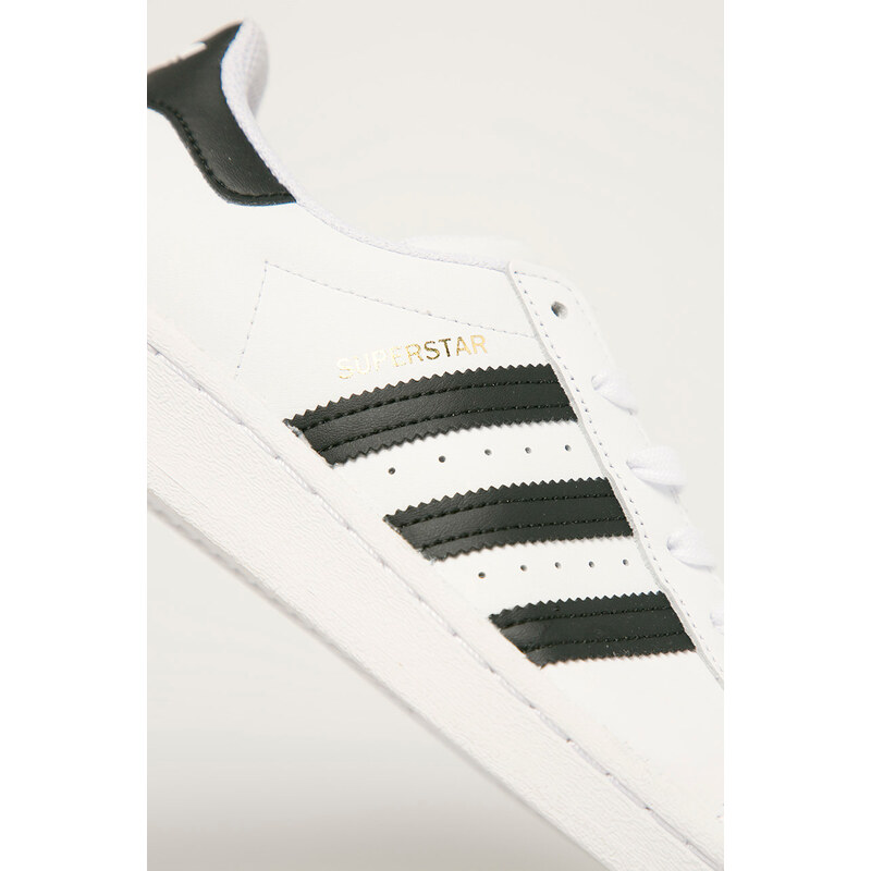 Dětské boty adidas Originals Superstar bílá barva, FU7712