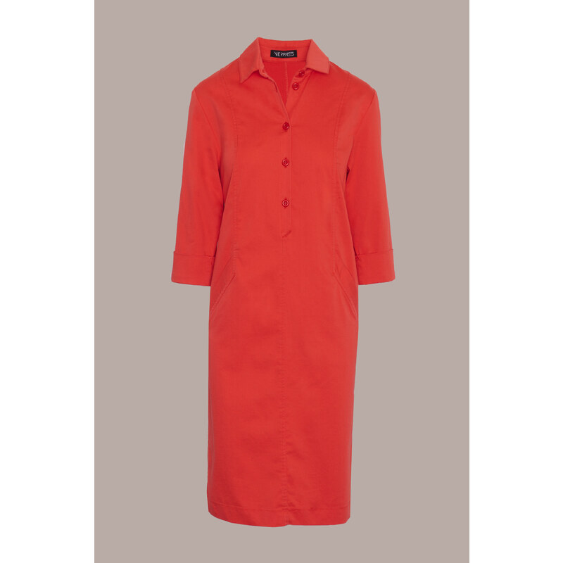 Bavlněné červené šaty Verpass
