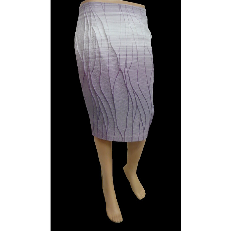 Francie Dámská společenská sukně - fialovo-bílá - vel. 40