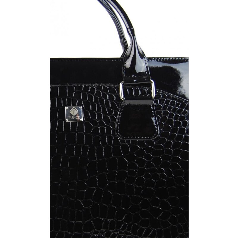 Anglie Dámská kabelka/kufřík pro notebook BA3004 - černá