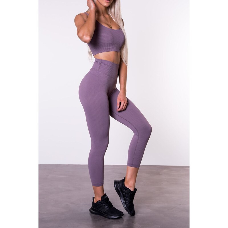 Gymclothes Sportovní set Ribbed Dark Purple