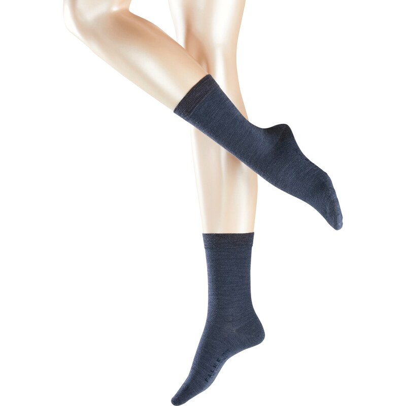 FALKE Ponožky Softmerino tmavě modrá 108642000