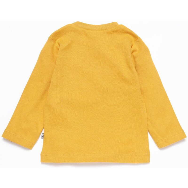 Jacky Kojenecké tričko s dlouhým rukávem Liška žluté