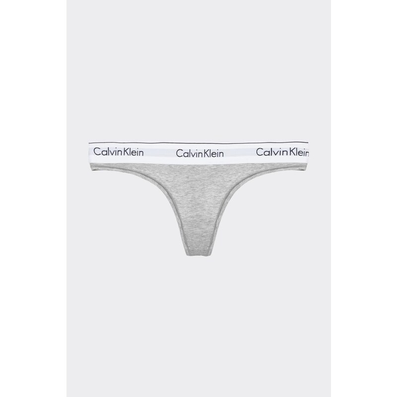 Calvin Klein Modern Cotton Tanga - šedá