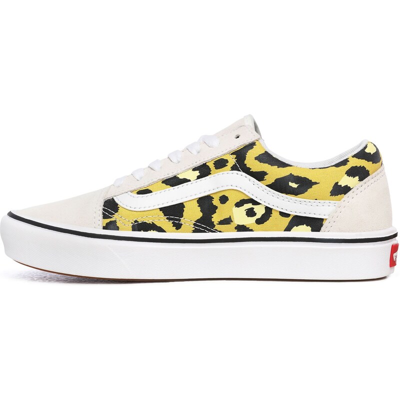 vans Dámské boty comfycush old skool (mixed media) white/multi